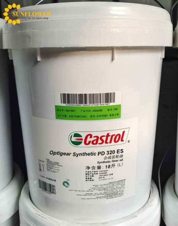 Dầu bánh răng Castrol Optigear Synthetic PD 68/100/150/220/320/460/680 ES