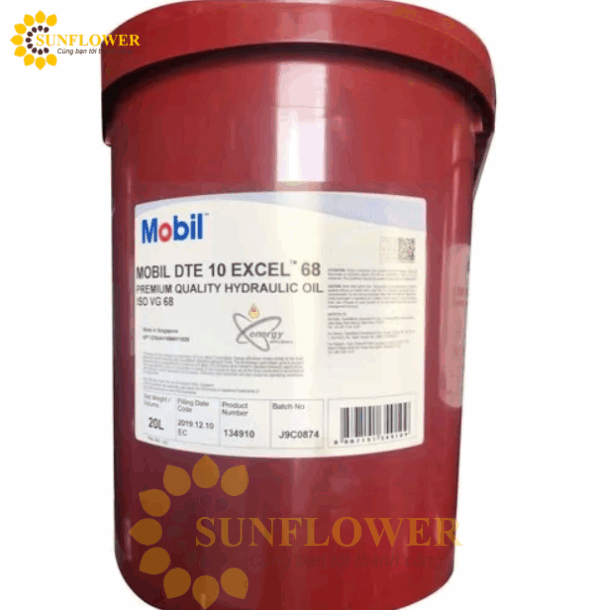 Mobil DTE 10 Excel 68 – Dầu thủy lực chất lượng cao