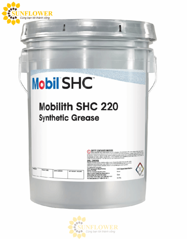 Mobilith SHC 220- Dầu mỡ cho nhiều ứng dụng ở nhiệt độ khắc nghiệt