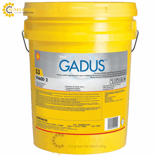 Shell Gadus S3 V460D 2 (Retinax CMX 2)