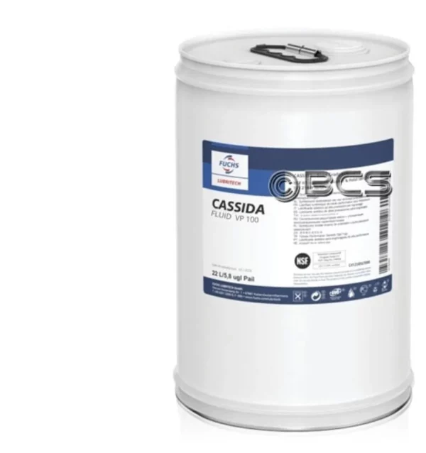 CASSIDA FLUID VP 100 – Chất bôi trơn tổng hợp để sử dụng trong máy bơm chân không cho thiết bị chế biến thực phẩm và đồ uống