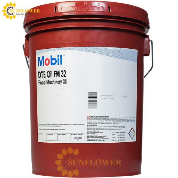 Mobil DTE FM 32 – Dầu bôi trơn máy móc thực phẩm